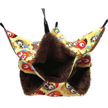 Load image into Gallery viewer, Large Warm Hamster Hanging House Small Animals Squirrel Cotton Hammock Beds Nesters Double Layer Rat Squirrel Hanging Bed Cage
